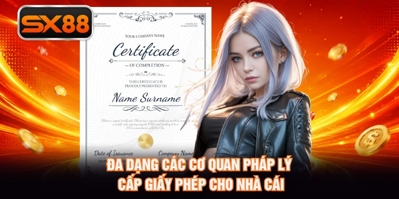 Đa dạng các cơ quan pháp lý cấp giấy phép cho nhà cái